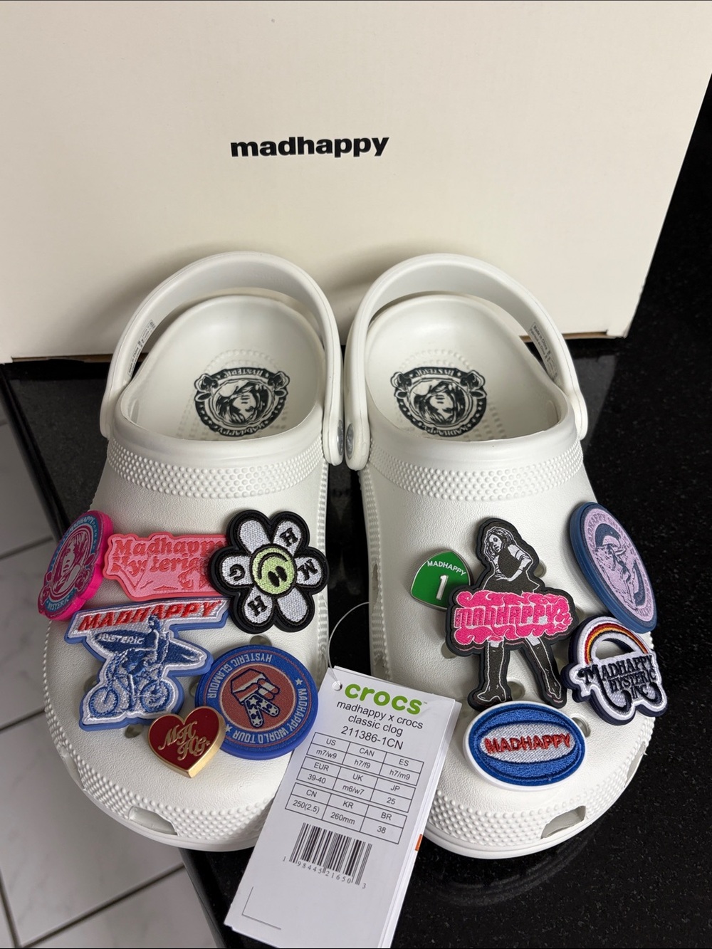 Madhappy/Crocs Colab Women’s Clogs with Colorful Charm Set